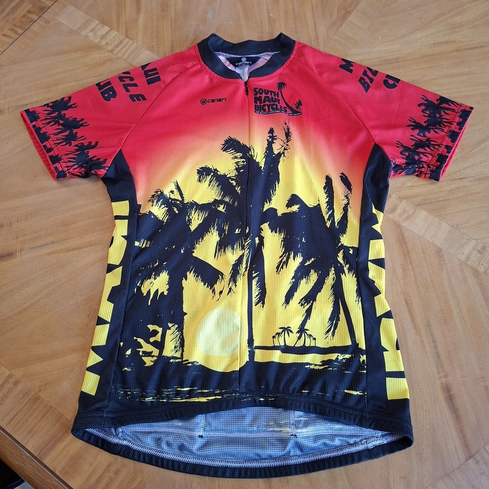 South Maui Bicycle Club Cycling Jersey Womens L Canari Hawaii Shirt Sports USA